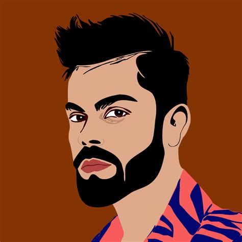 virat kohli vector art|virat kohli drawing photo.